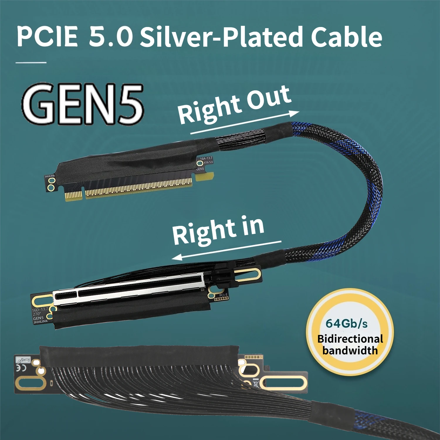 Cavo di estensione per scheda  - Pcie 5.0 Gpu Riser Cable recensione e prezzo
